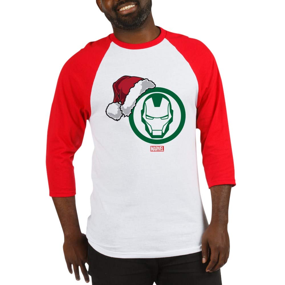Iron Man Santa Baseball Jersey - Marvel Superhero Christmas Shirt for Men & Women - Perfect for Holiday Parties, Cosplay & Gifts