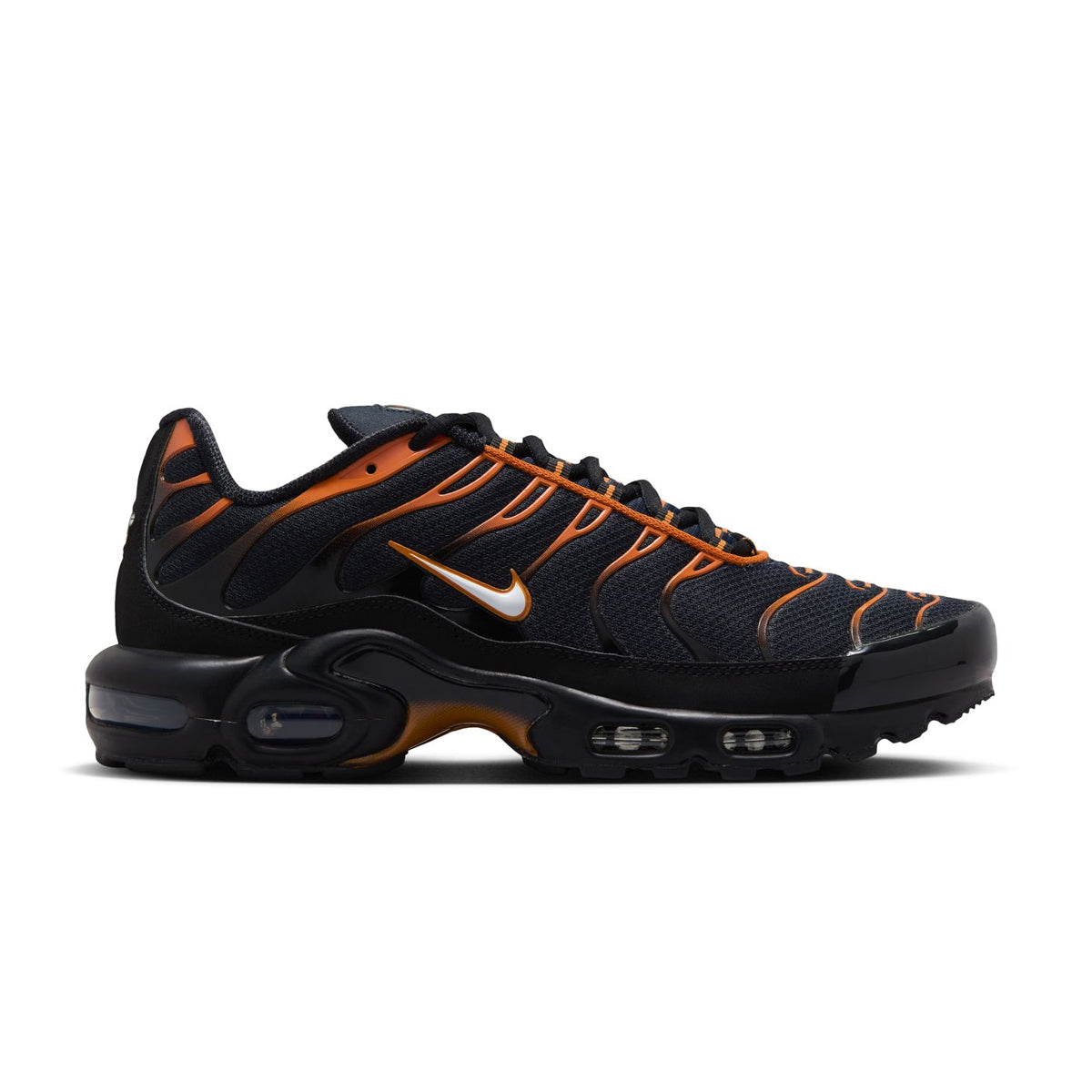 Nike Air Max Plus 'Dark Obsidian Orange' Running Shoes for Men - Comfortable Cushioned Sneakers for Jogging, Gym Workouts & Casual Wear