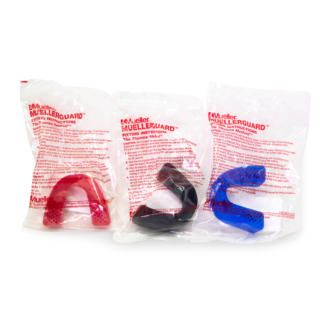 Mueller Mouth Guard for Teeth Grinding & Clenching - Night Guard for TMJ Relief & Bruxism Protection - Comfortable Dental Guard for Sleeping & Sports Use