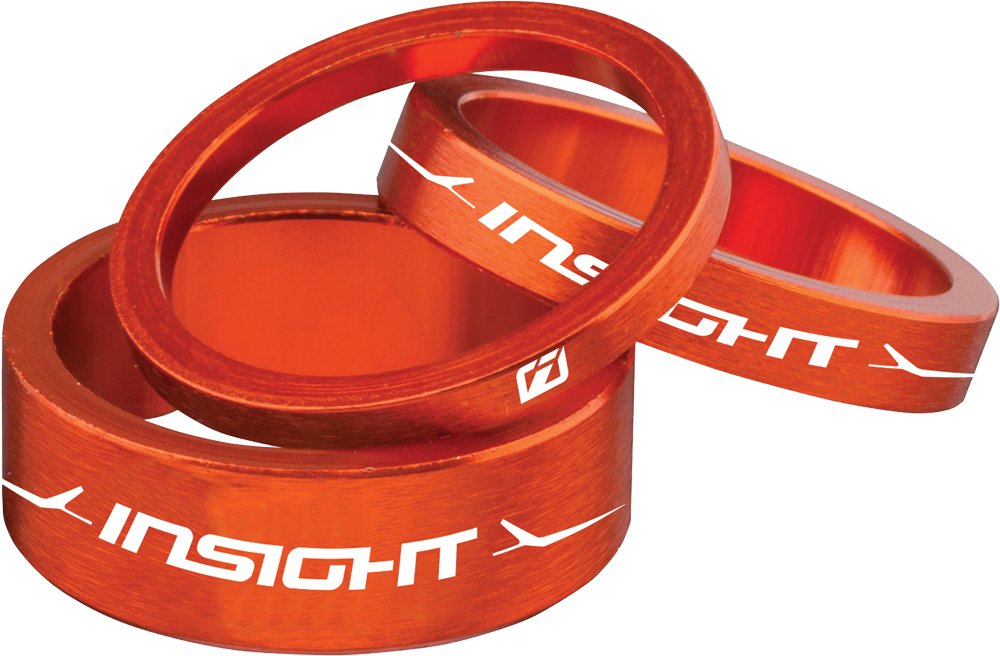 Alloy Headset Spacers Orange 1