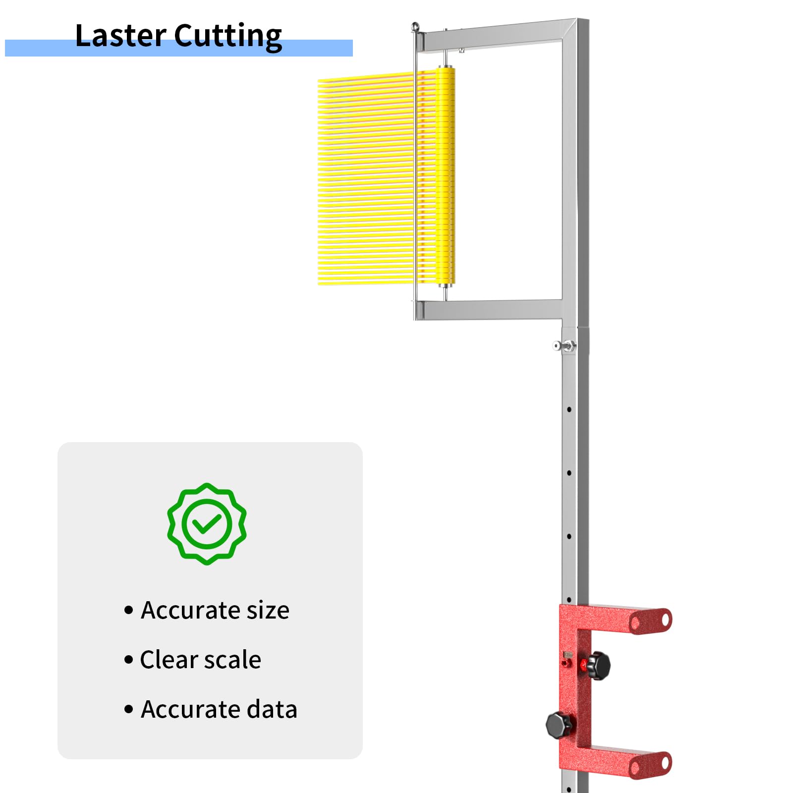 Vertical Jump Tester Wall Mount - Adjustable Height 27.5