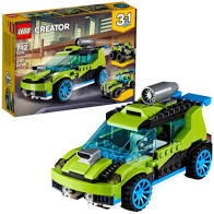 3-in-1 Rocket Rally Car Toy Set - Remote Control Stunt Vehicle for Kids with LED Lights | Perfect for Indoor & Outdoor Racing, Birthday Gifts, and STEM Learning Activities
