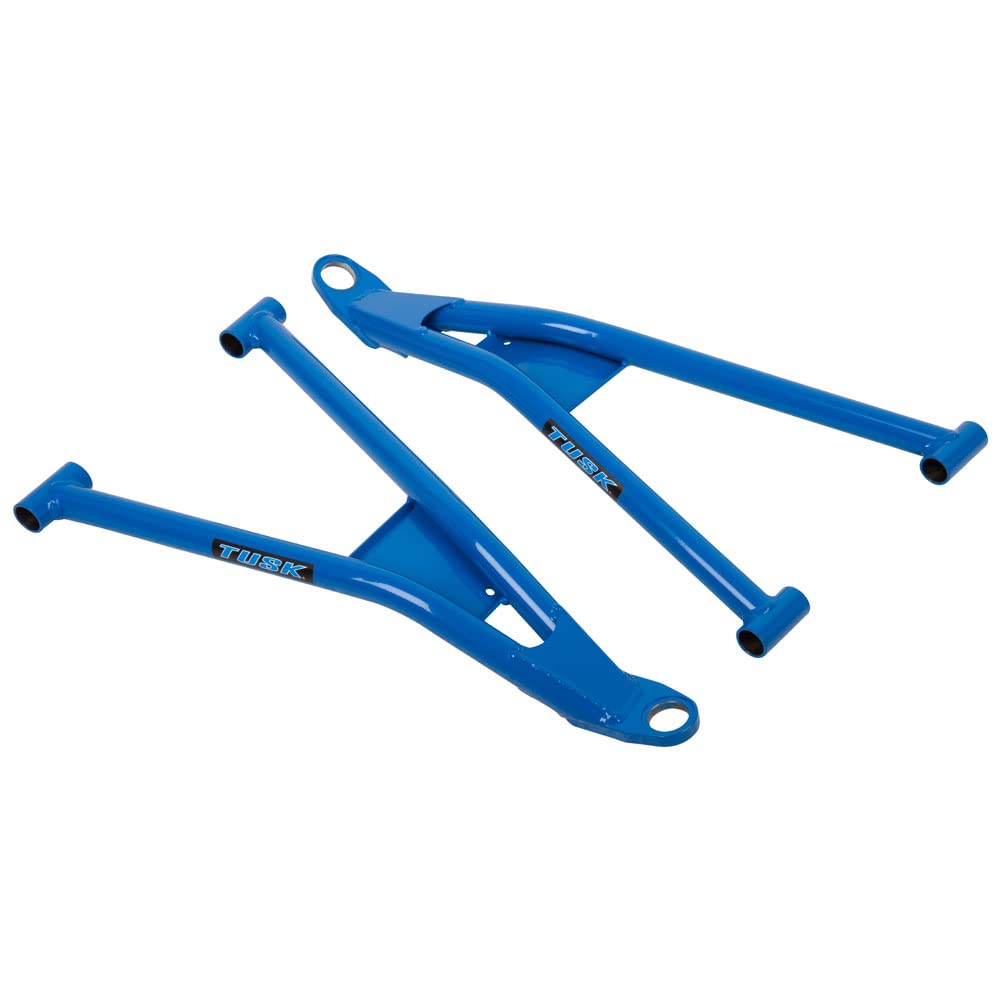 Tusk Mohawk Extreme Duty High Clearance Lower A-Arms - Blue (No Hardware Included) - Compatible with Polaris RZR XP Turbo EPS 2017-2021 - Perfect for Off-Roading, Trail Riding & Dune Bashing