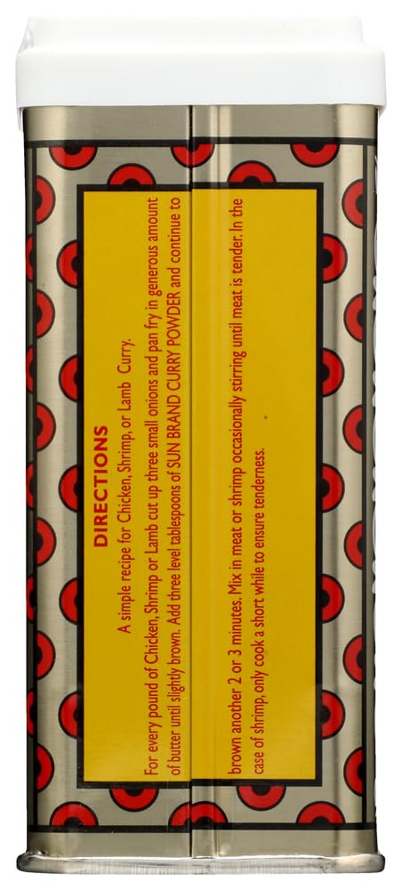 Sun Brand Madras Curry Powder - Authentic Indian Spice Blend, 4oz (Pack of 4) | Perfect for Curry Dishes, Marinades & Seasoning - Great for Home Cooking & Meal Prep