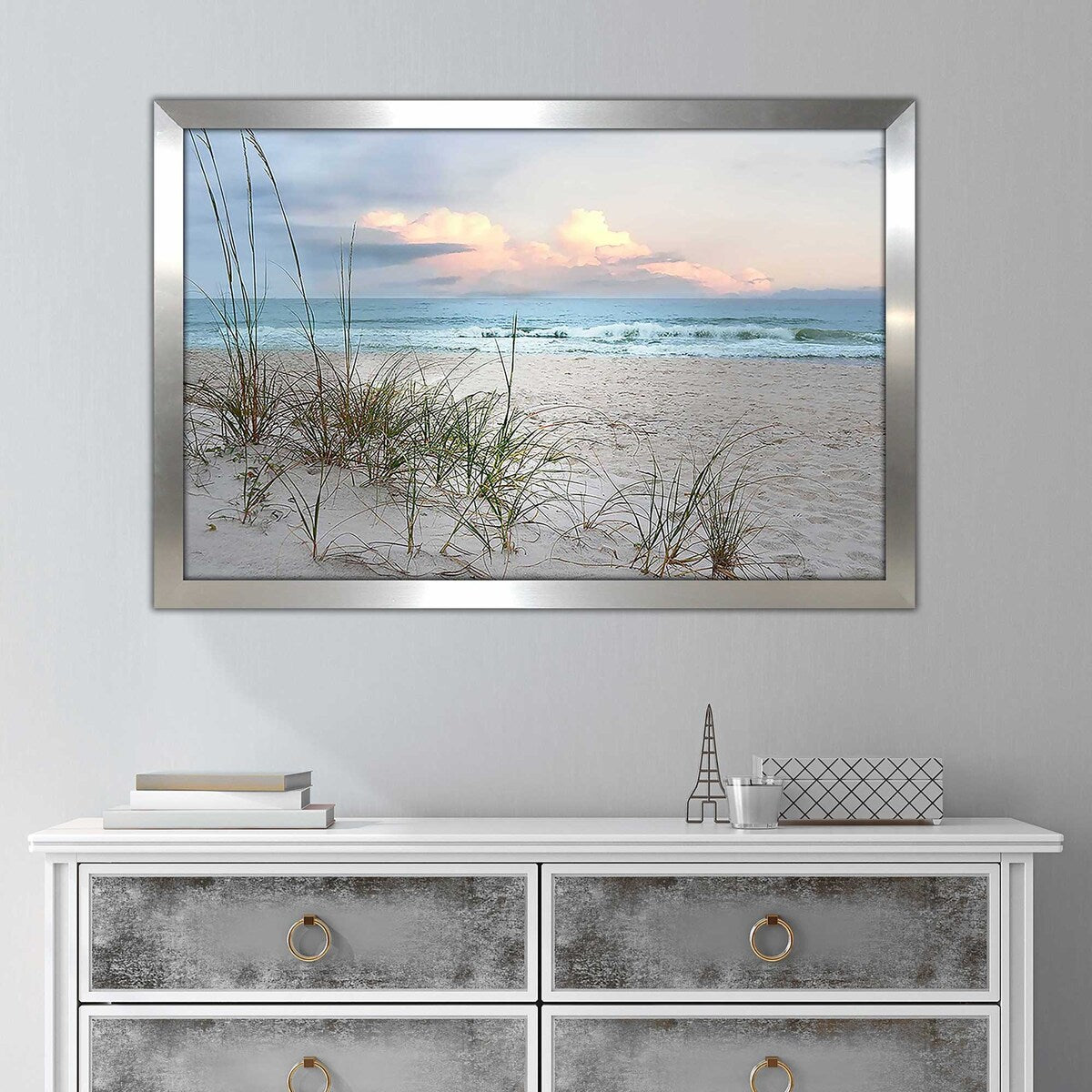 Beach Driftwood Print on Acrylic - Coastal Wall Art Decor for Living Room, Bedroom & Office - Perfect for Beach House, Nautical & Boho Style Interiors