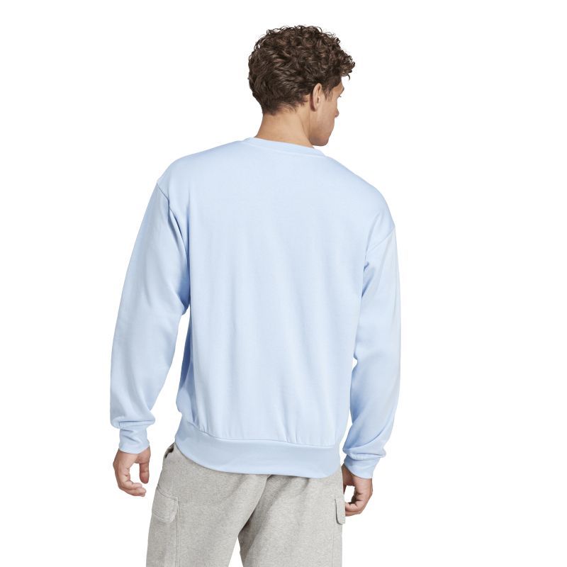 Adidas Men's Essentials Feelcozy Fleece Sweatshirt - Soft & Comfortable Pullover Hoodie for Casual Wear, Gym, and Outdoor Activities
