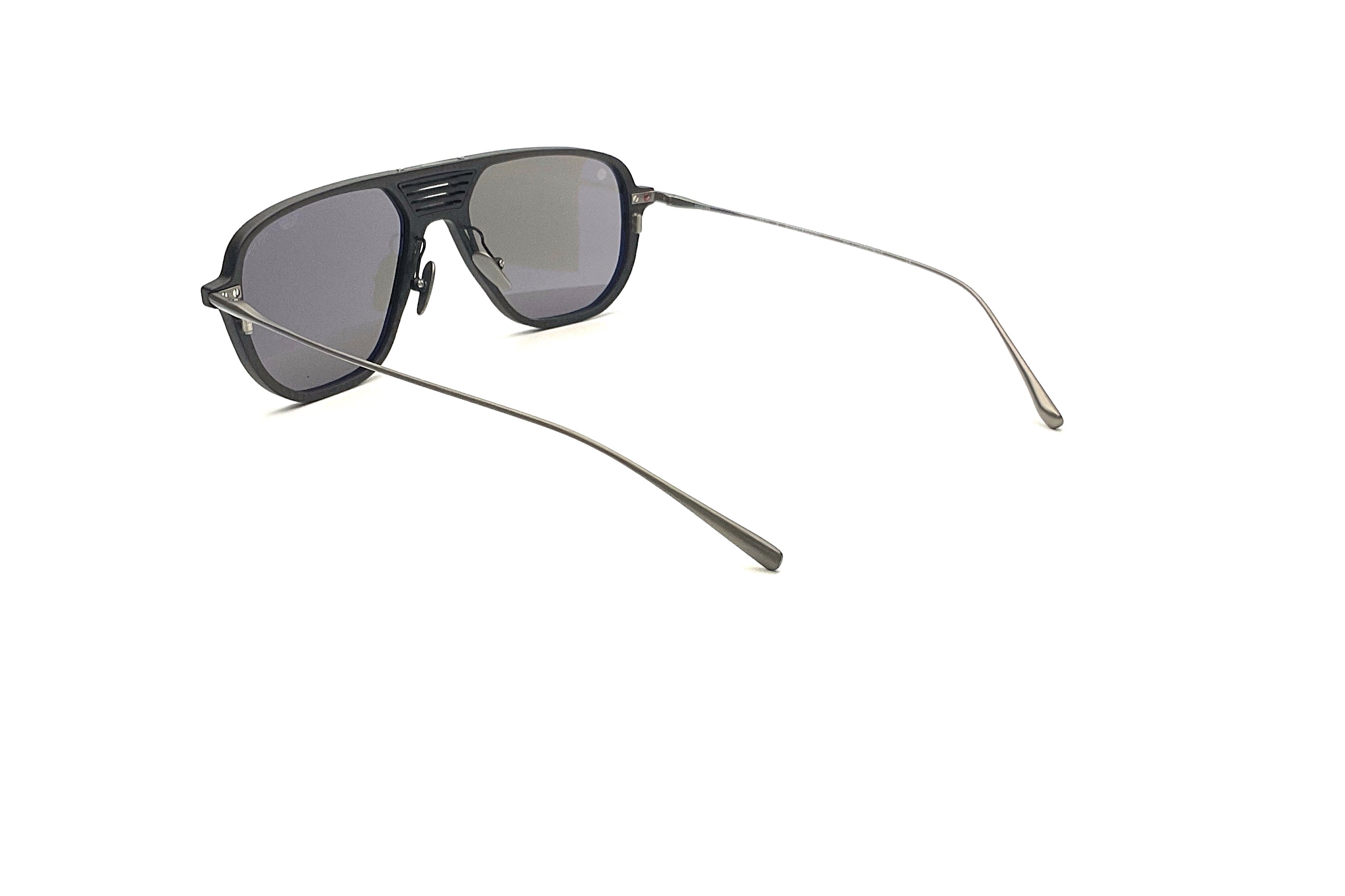 BRETT Eyewear Dennis Sunglasses - Black/Silver Frame for Men & Women - UV Protection, Polarized Lenses for Driving, Outdoor Sports & Fashion