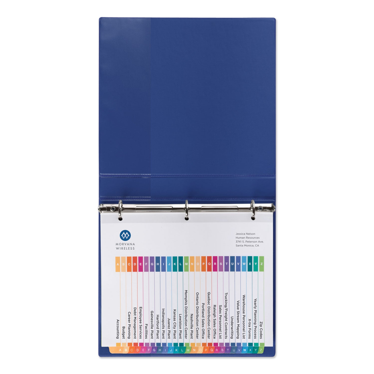Avery® Customizable A-Z Index Tab Dividers, 26 Multicolor Tabs, 8.5