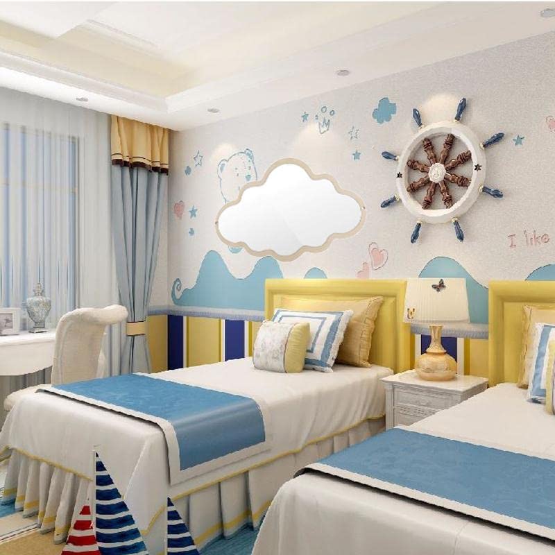 Nordic Kids Wall Mirror - Cloud Decor for Nursery & Bathroom
