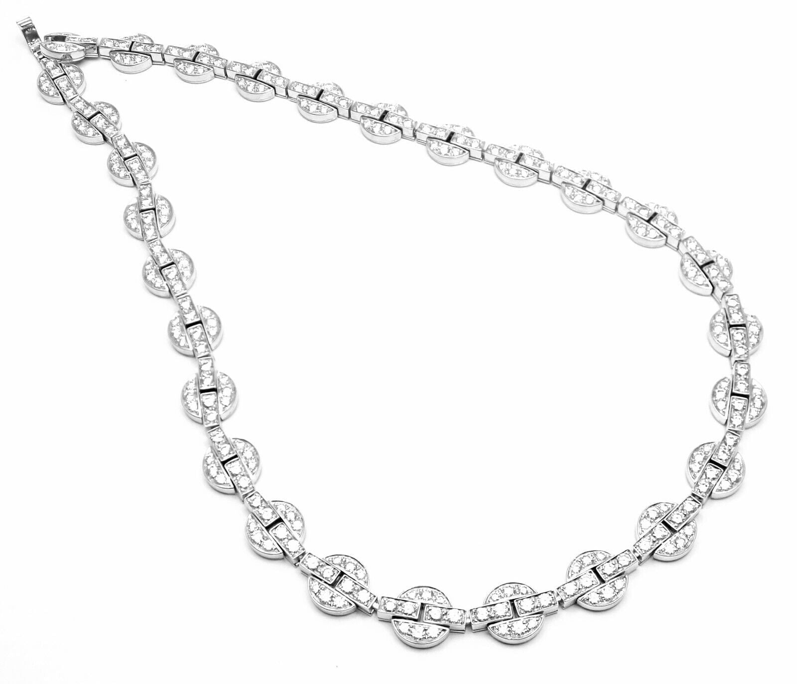 Authentic Cartier Orissa 18K White Gold Diamond Necklace with Certificate & Box - Luxury Jewelry Gift for Women, Perfect for Weddings, Anniversaries & Special Occasions