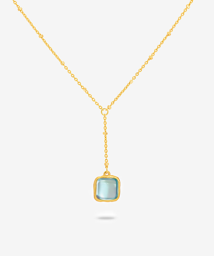 Wrangler Gold Plated Minimalist Pendant Necklace & Earrings Set for Women - Elegant Jewelry Gift for Birthday, Anniversary & Everyday Wear