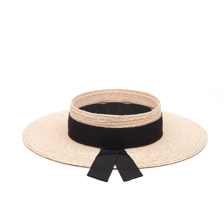 Lettie Textured Hemp Visor Hat for Women - Natural Sun Protection, Adjustable Headband - Perfect for Beach, Hiking & Outdoor Activities