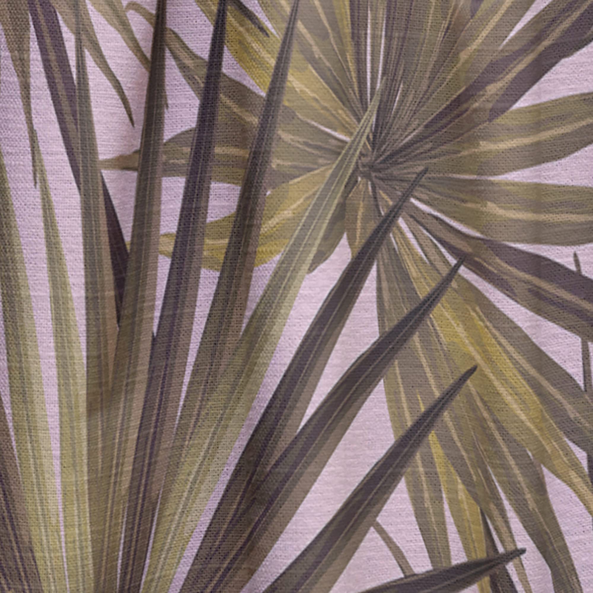 DesignQ Tropical Leaves Pink Blackout Curtains - Thermal Insulated Single Panel 52x90 Inches - Elegant Window Treatments for Bedroom & Living Room - Perfect for Privacy, Light Control & Energy Savings