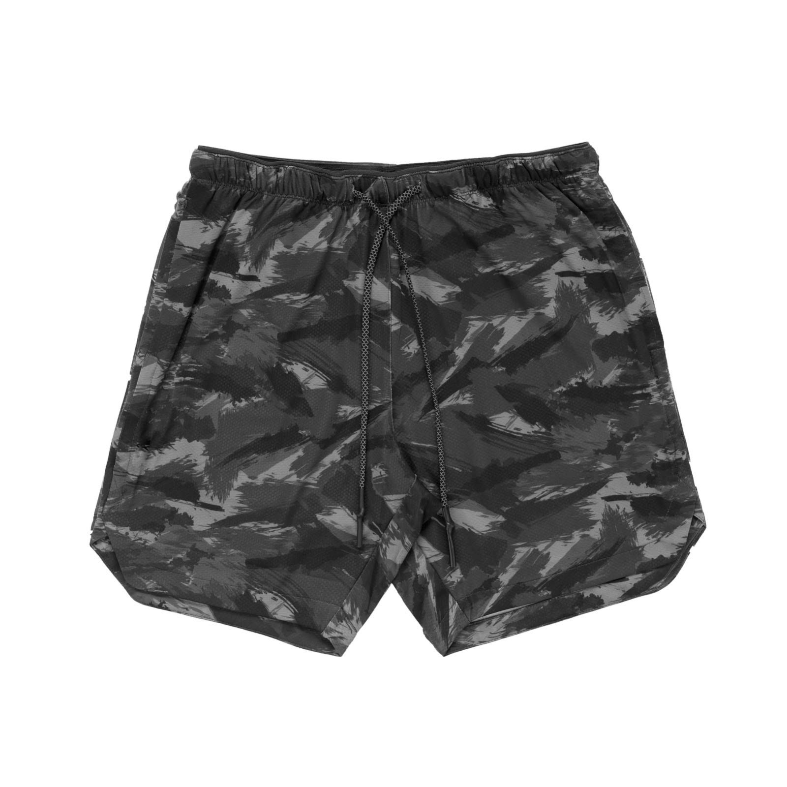 Men's Camouflage Printed Quick Dry Workout Shorts - Lightweight Gym Shorts with Pockets for Running, Training & Outdoor Activities