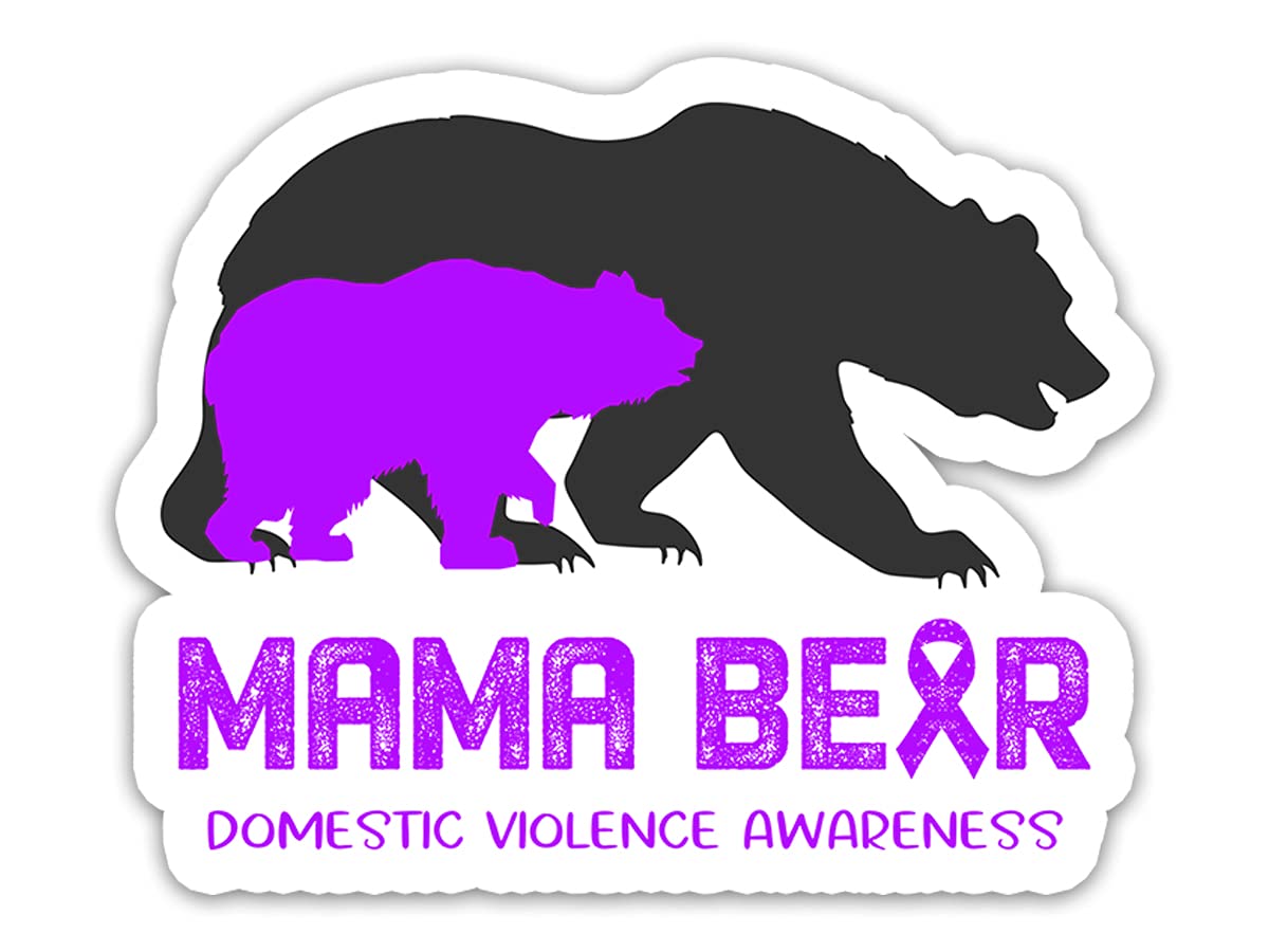 3 Pcs/Pack - Stop Domestic Violence Awareness Stickers 3