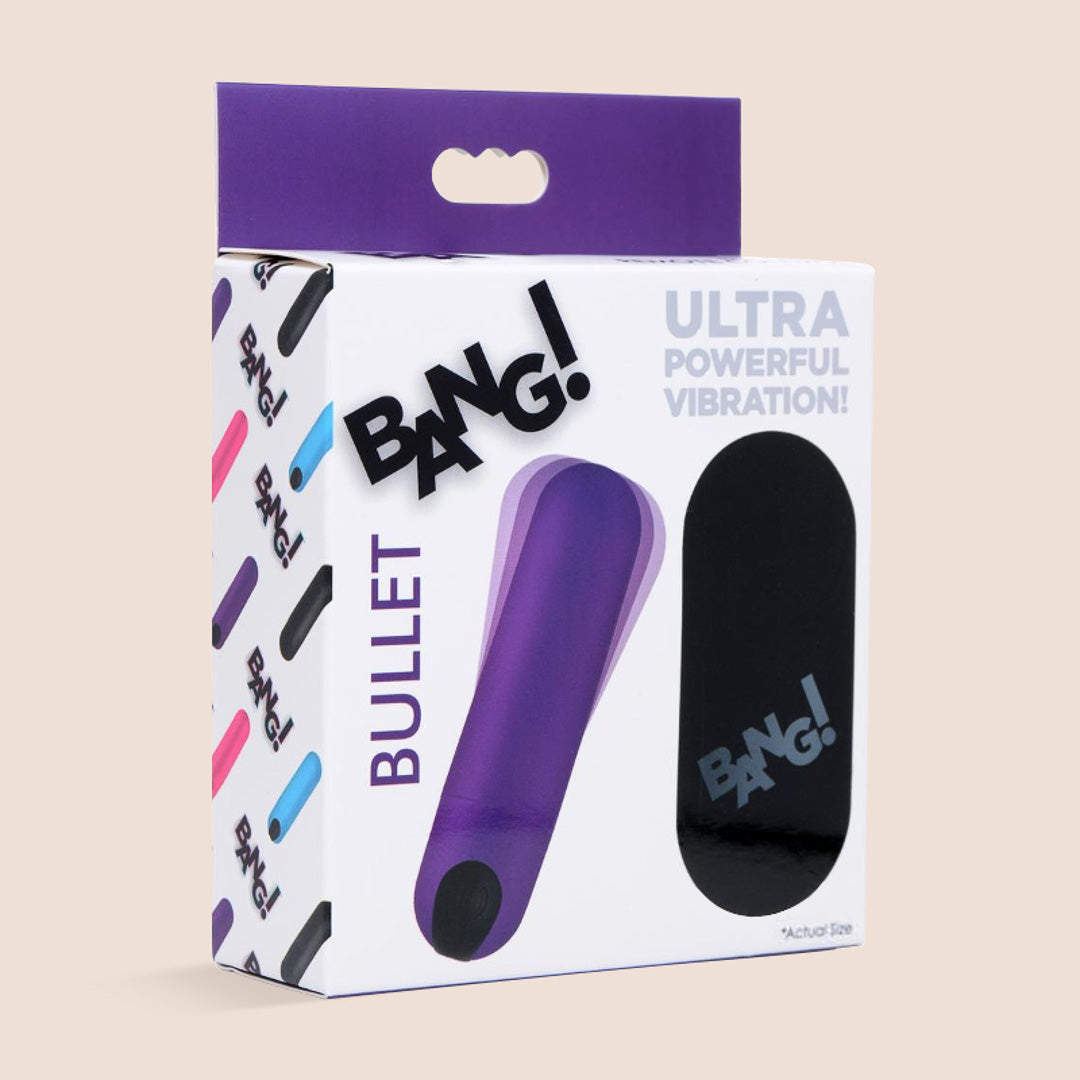 Bang! Powerful Rechargeable Vibrating Bullet with Wireless Remote Control - Perfect for Couples, Solo Play & Sensual Massage