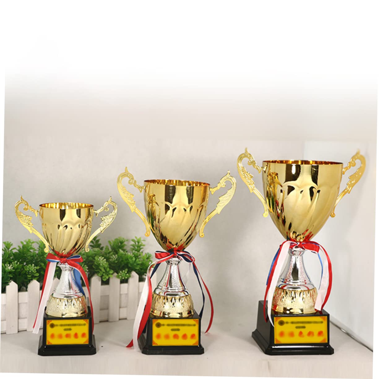 HLUONGTN Mini Sports Trophy for Tennis & Baseball - 30X20Cm - Award for Competitions & Games