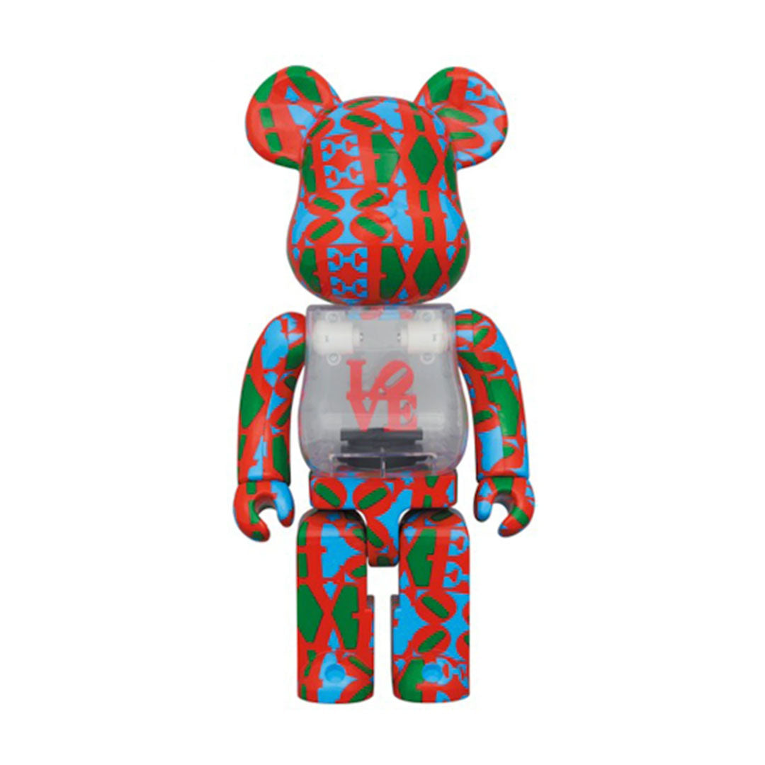 400% Bearbrick Robert Indiana LOVE Art Figure - Limited Edition Collectible Vinyl Toy for Display & Home Decor, Perfect for Art Lovers & Toy Collectors
