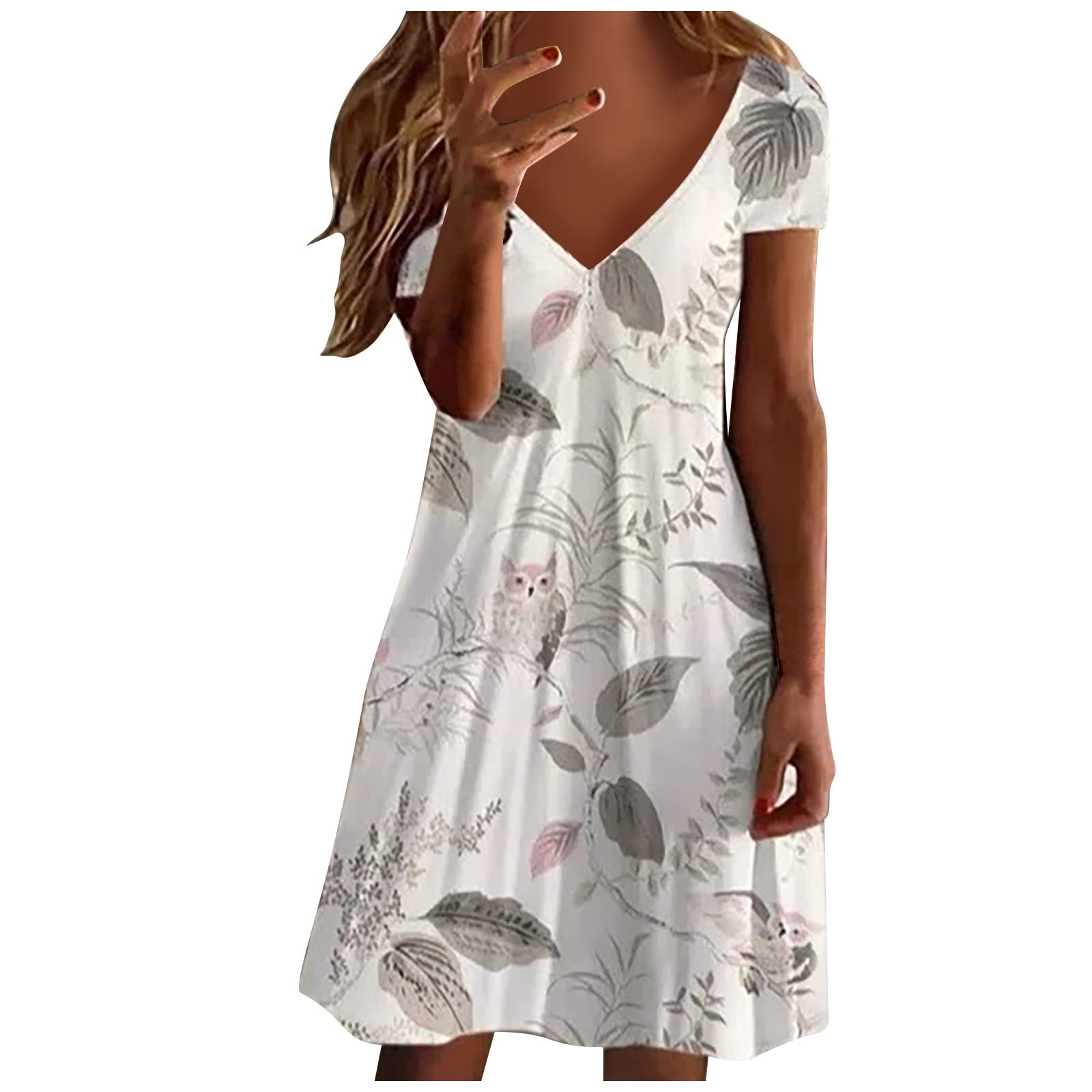 Women's Summer Boho Vintage Cocktail Dress - Elegant Evening Party Dress for Spring & Summer Occasions | Perfect for Weddings, Date Nights & Beach Vacations