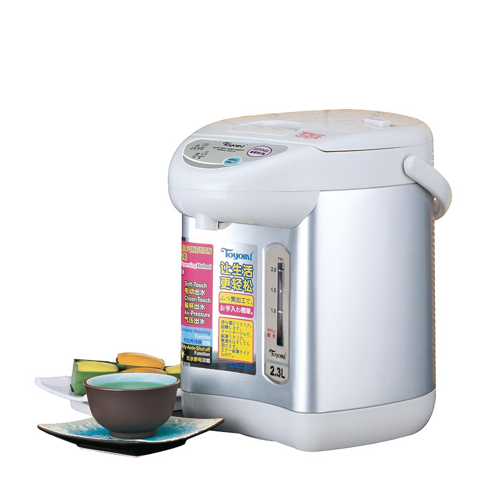 TOYOMI 2.3L Electric Air Pot EPA 23 - Fast Boiling Water Kettle with Auto Shut-Off & Keep Warm Function for Home, Office, and Tea/Coffee Making