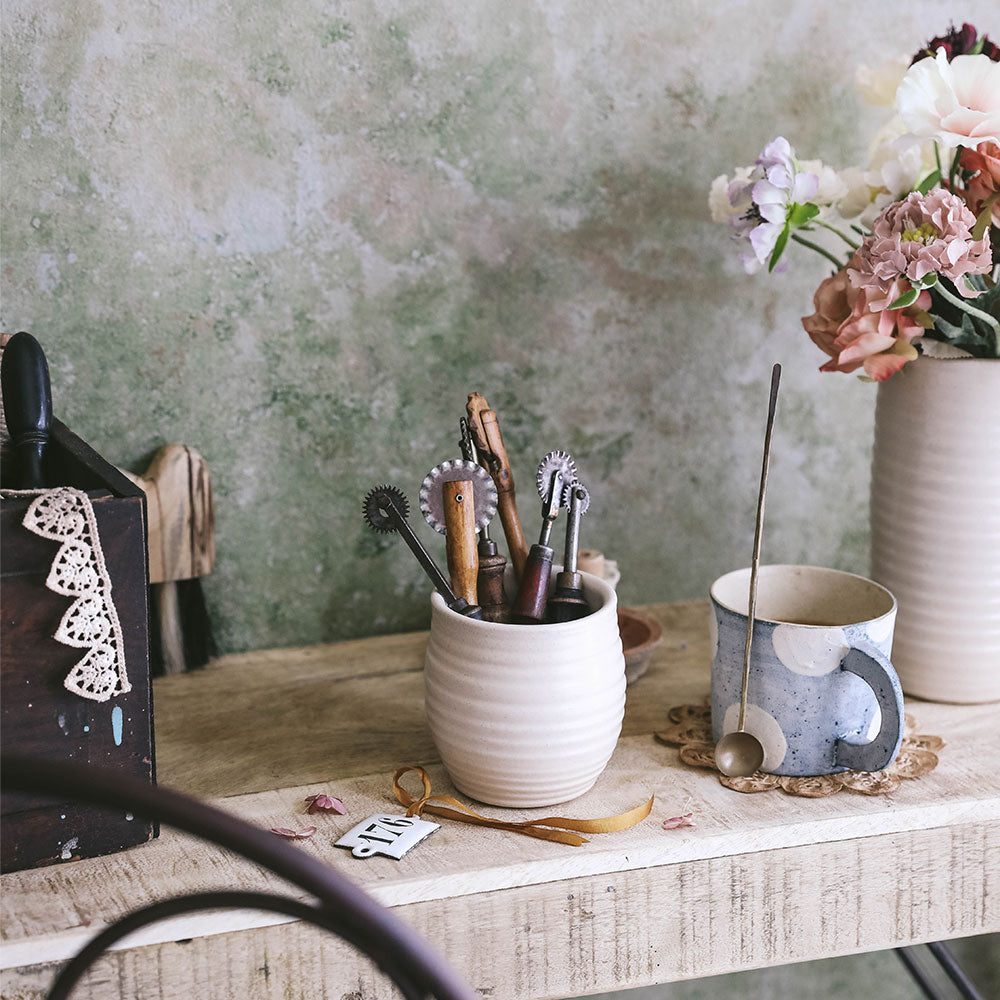 Premium Handmade Ceramic Vase - Elegant Home Decor for Living Room, Dining Table & Wedding Centerpieces