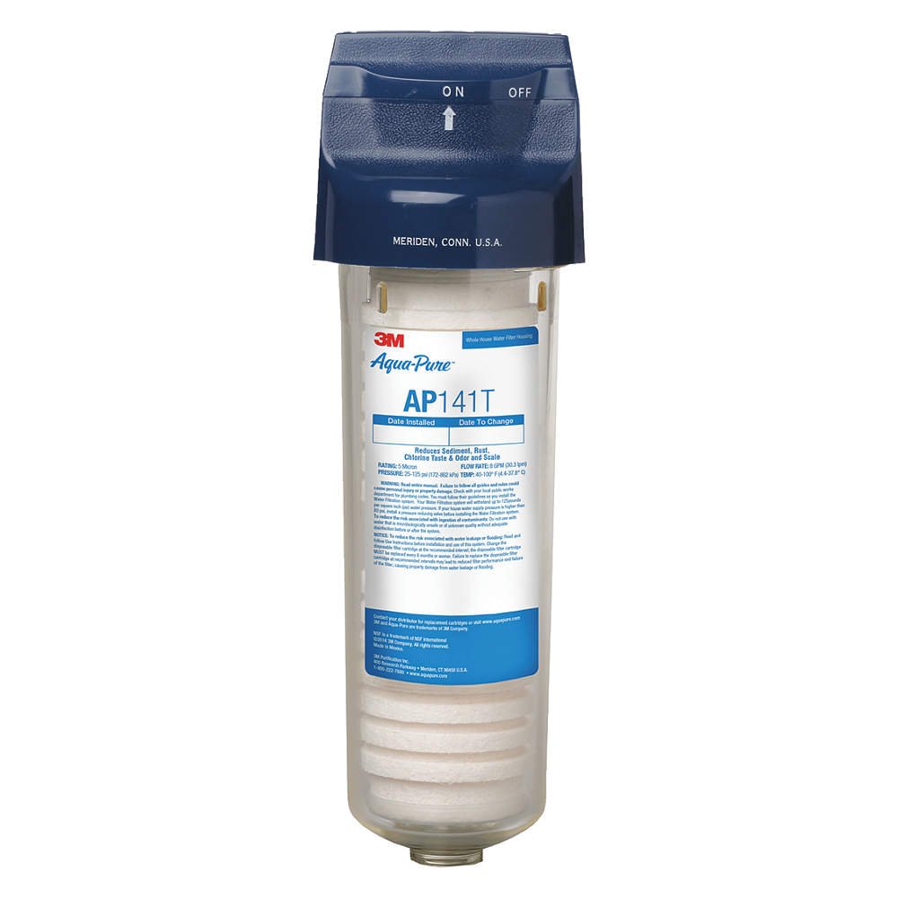 Aqua Pure AP141T Whole House Water Filter System - Removes Sediment, Chlorine & Contaminants for Clean Water in Every Faucet | Ideal for Homes, Apartments & Vacation Rentals