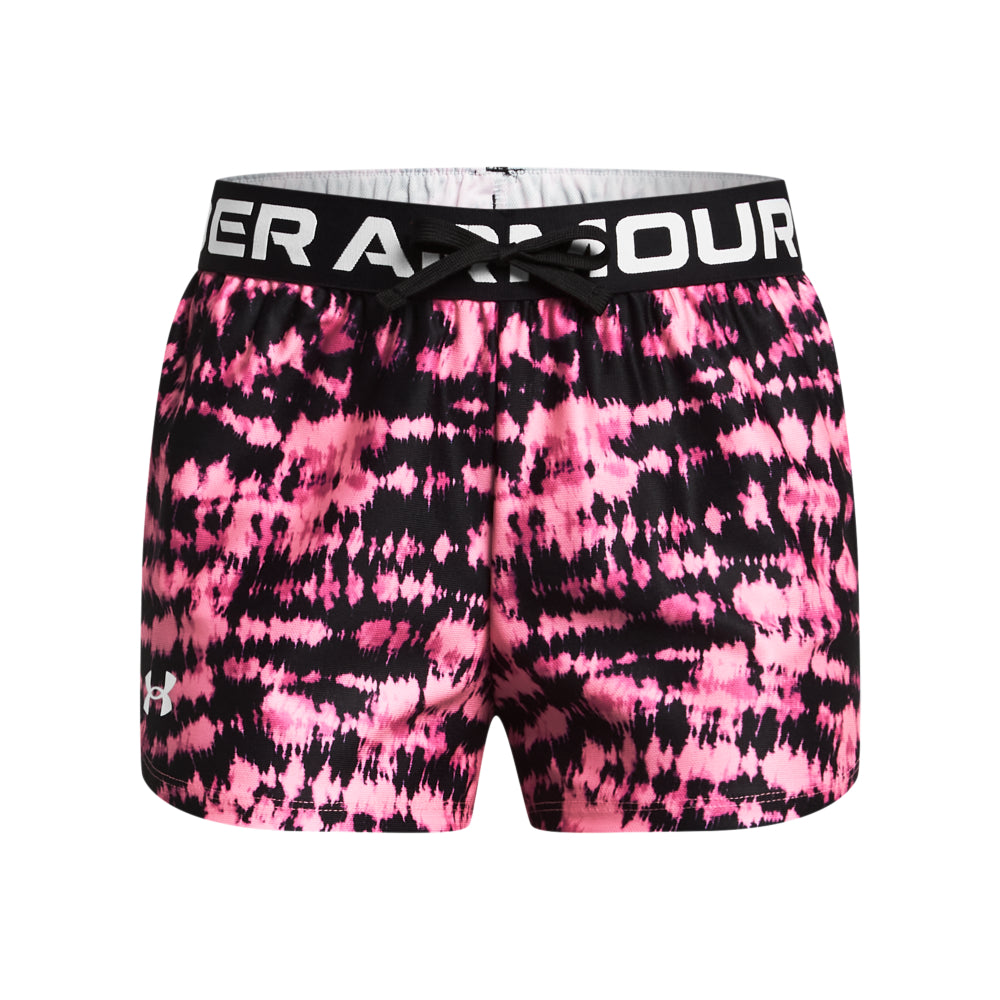 Under Armour Girls' Youth Play Up Printed Shorts - Lightweight, Breathable & Comfortable for Running, Training & Sports Activities