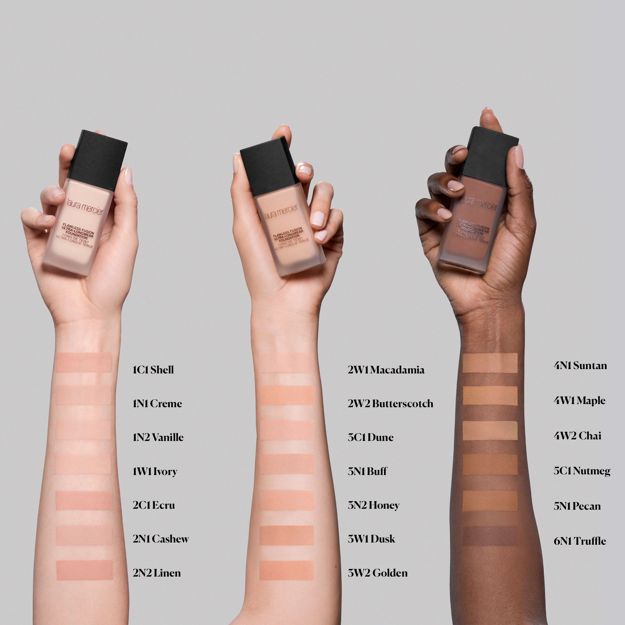 Flawless Fusion Ultra Longwear Foundation - 24H Full Coverage Liquid Makeup for Oily & Dry Skin | Oil-Free, Transfer-Proof, Matte Finish | Perfect for Daily Wear, Special Occasions & Photography