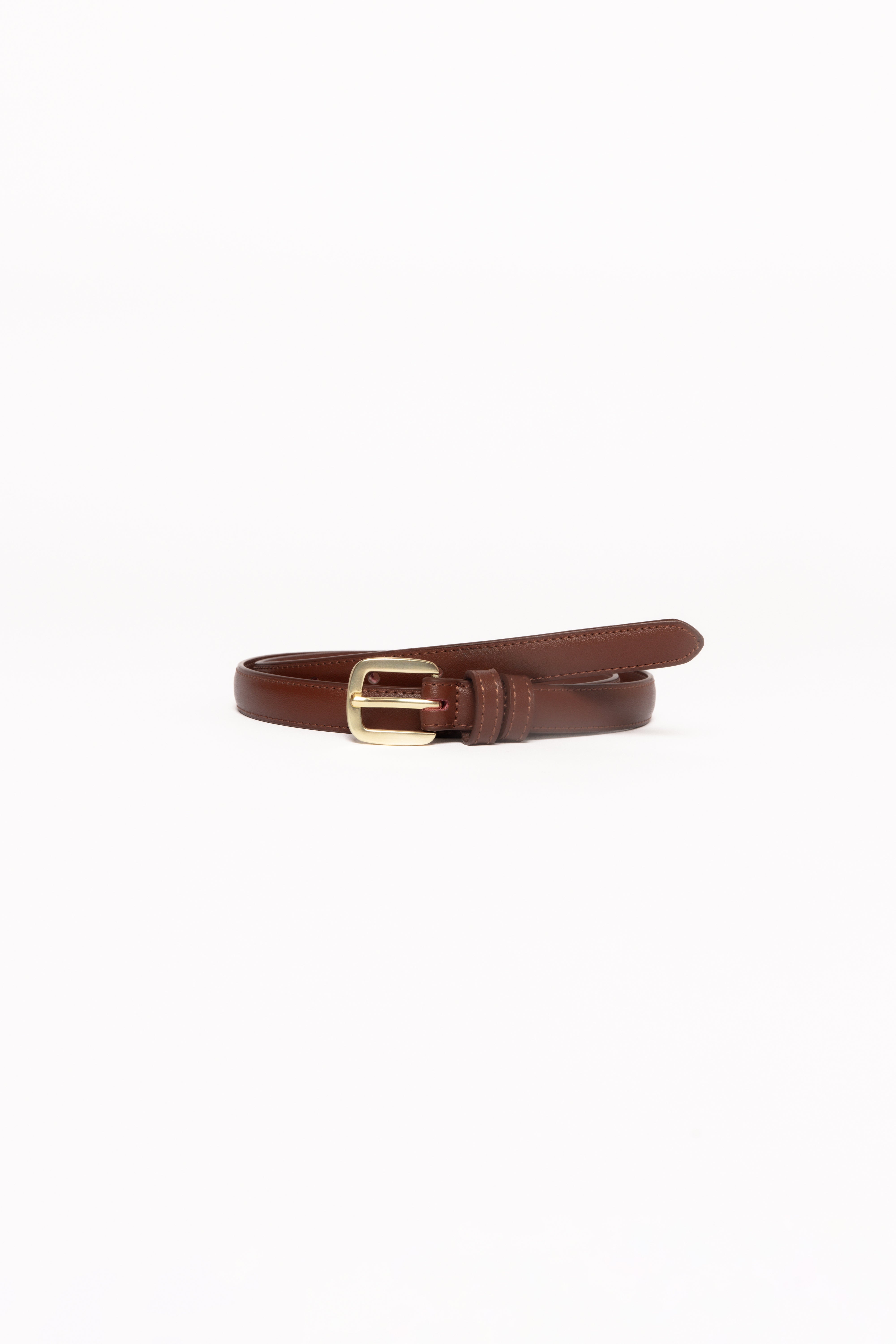 Premium Genuine Leather Dawson Belt for Men - Classic Brown Dress Belt - Perfect for Office, Business Casual & Formal Wear