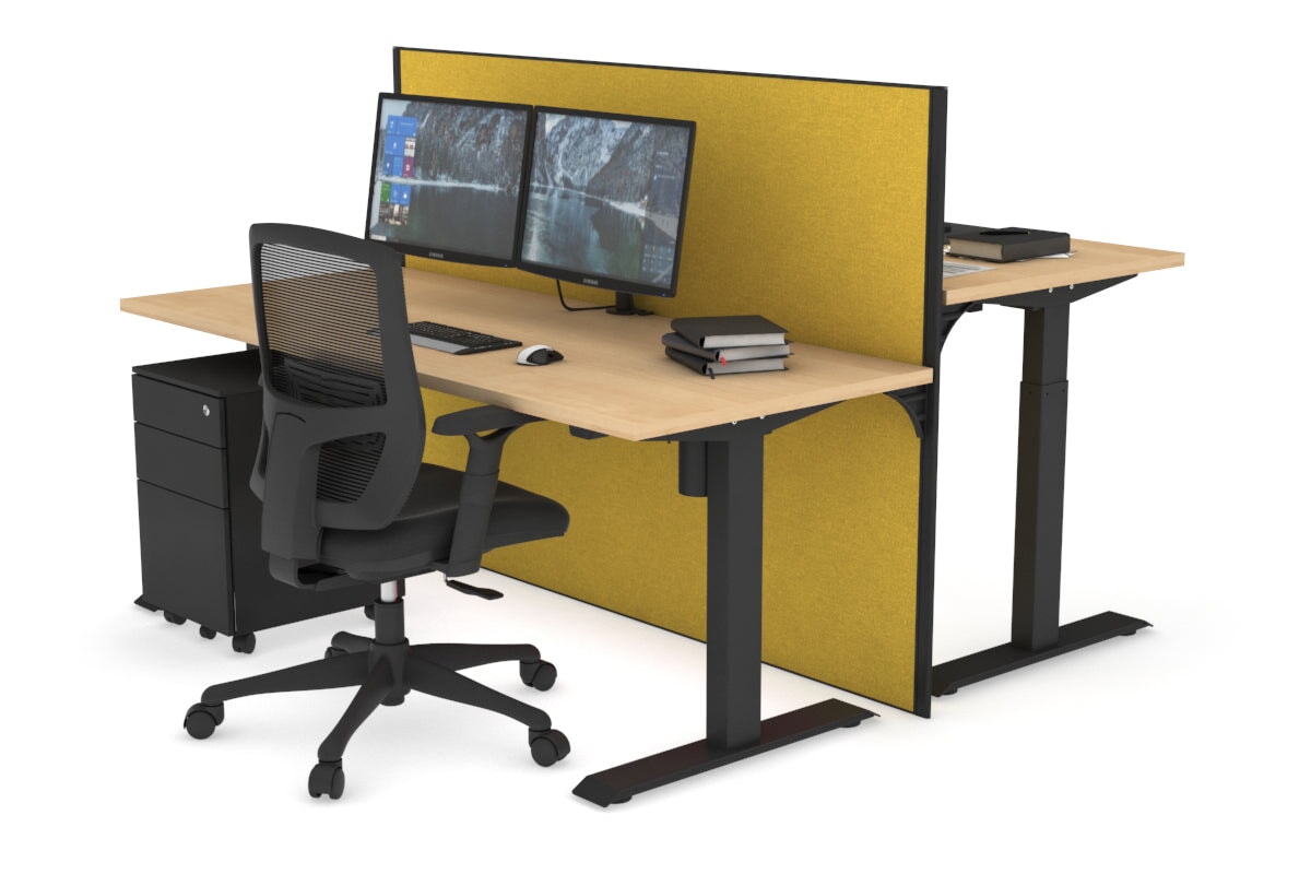 Just Right Height Adjustable 2 Person Workbench [47.2'' x 27.6''] - Perfect for Garage, Workshop & Office Collaboration