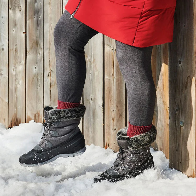 KAMIK MOMENTUM L 2 Women's Winter Boots - Waterproof Snow Boots for Women, Comfortable & Warm Cold Weather Shoes - Perfect for Snowy Days, Hiking & Outdoor Activities