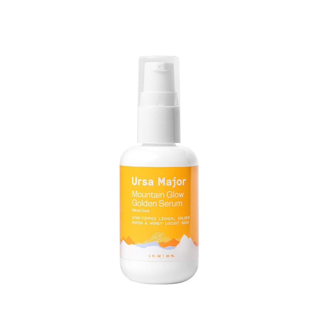 Mountain Glow Golden Serum - Anti-Aging Face Serum with Vitamin C & Hyaluronic Acid | Brightening & Hydrating Skincare for Women | Perfect for Night Routine & Daily Glow Boost
