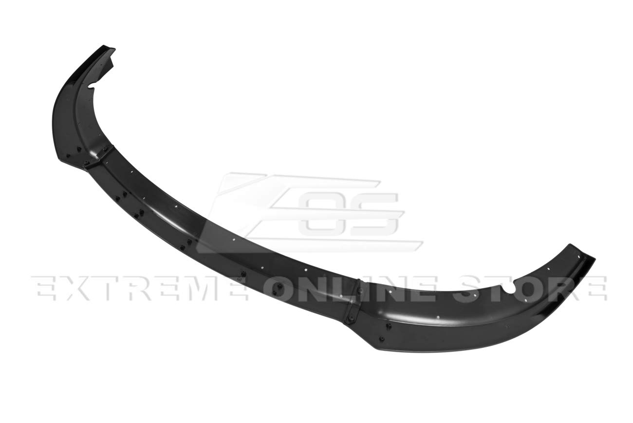 2015-Present Dodge Charger SRT Style Front Bumper Lip Splitter Kit - 3PCS ABS Plastic Lower Lip Spoiler in Flat Black | Aggressive Exterior Upgrade for Muscle Car Enthusiasts | Perfect for Street Racing & Car Shows