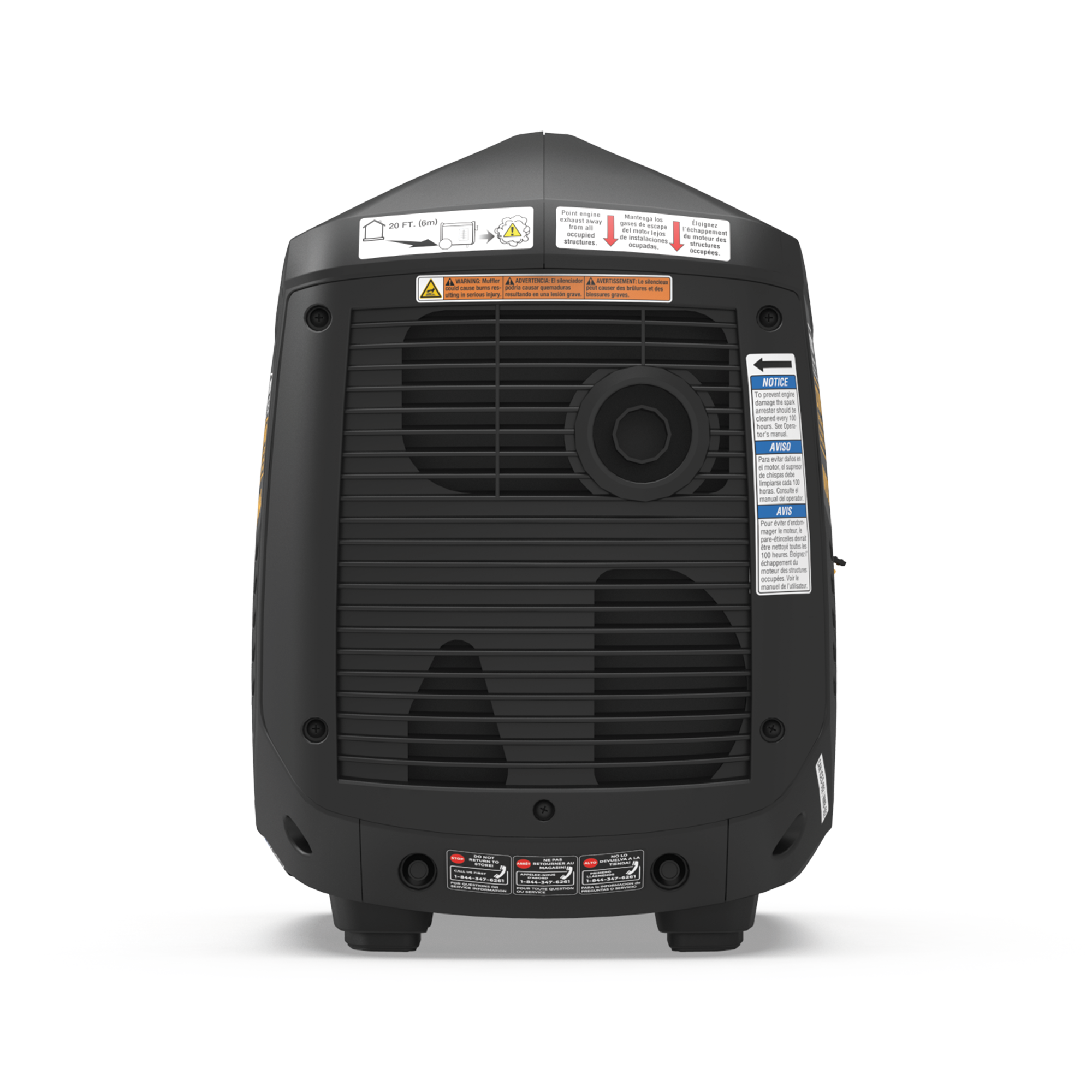 Refurbished 2100W Portable Inverter Generator with Recoil Start - Perfect for Camping, Outdoor Adventures & Emergency Power Backup