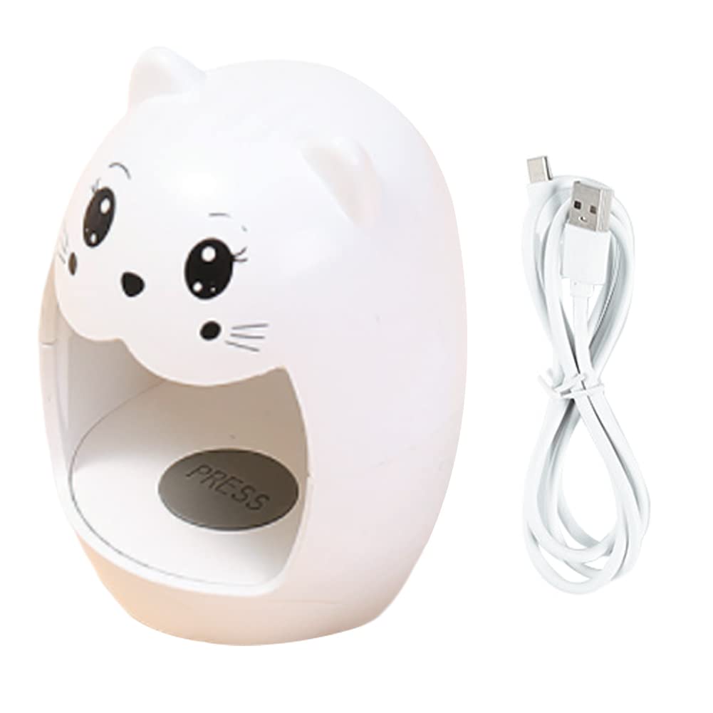 Mini LED Nail Dryer - Portable UV Gel Polish Lamp with Timer for Home & Salon Use | Egg Shaped Cute Design | Fast Drying for Gel Nails, Acrylics & Nail Art | Perfect for Manicures, Pedicures & DIY Nail Care