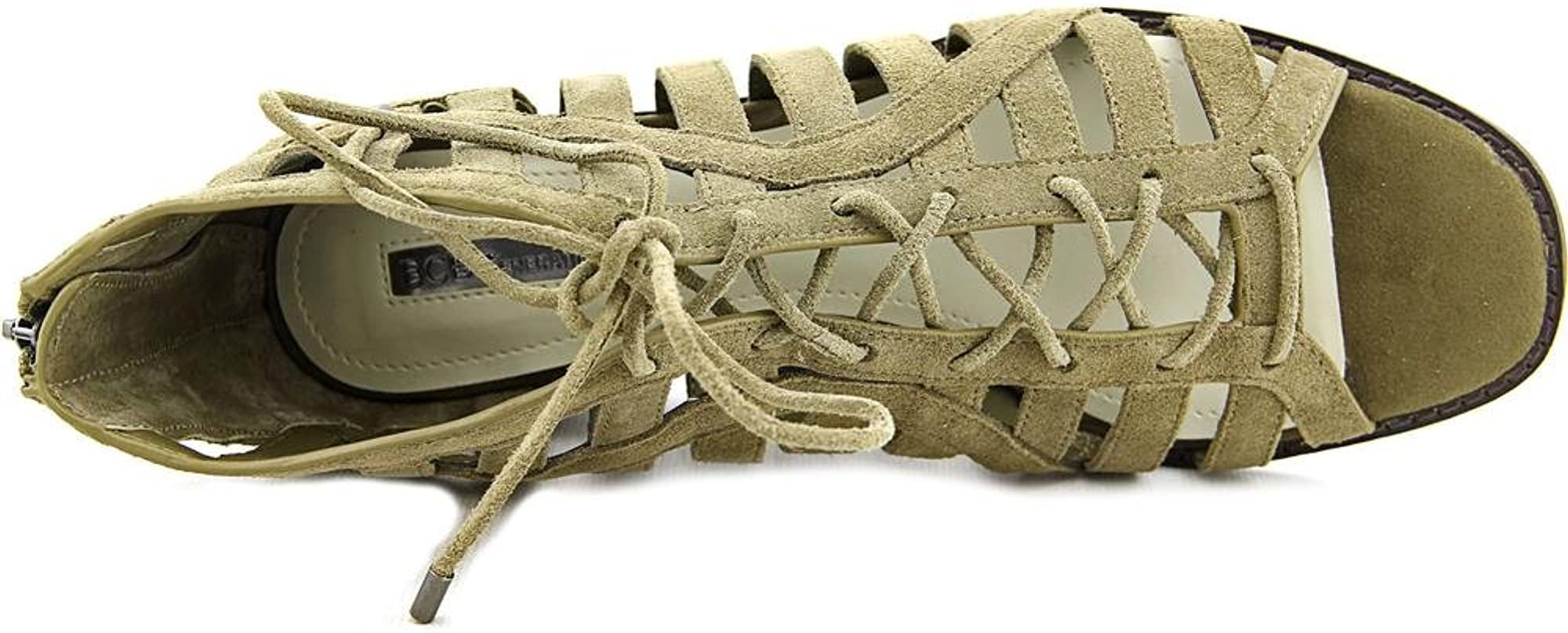 BCBGMAXAZRIA Women's Gladiator Sandals - Stylish Strappy Flat Sandals for Summer | Perfect for Beach, Vacation & Casual Outfits
