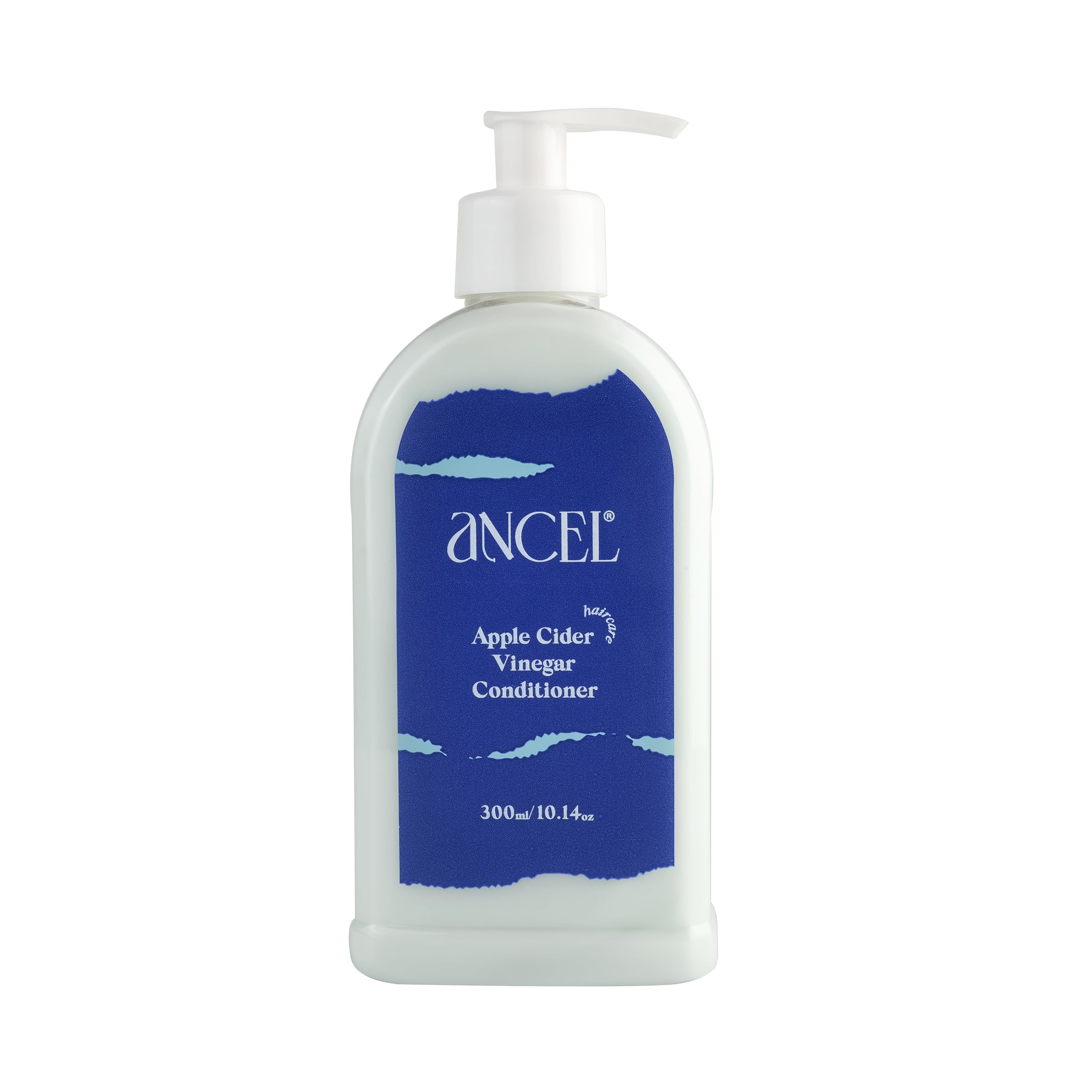 Ancel Apple Cider Vinegar Hair Conditioner 300ml - Natural Formula with ACV, Almond Oil, Argan Oil & Shea Butter - Sulfate Free & Paraben Free - For Dry, Damaged Hair - Men & Women - Perfect for Daily Use & Color Treated Hair