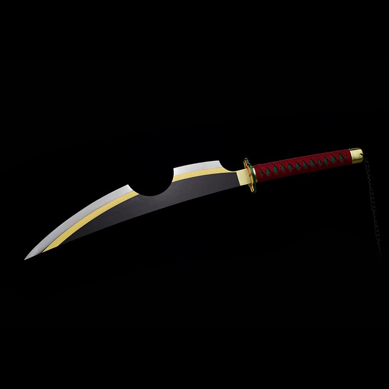 Demon Slayer Katana Sword - Kimetsu no Yaiba Tanjiro Kamado & Shinobu Kochou Cosplay Replica - High Carbon Steel Anime Collectible for Cosplay, Display, and Gift Giving