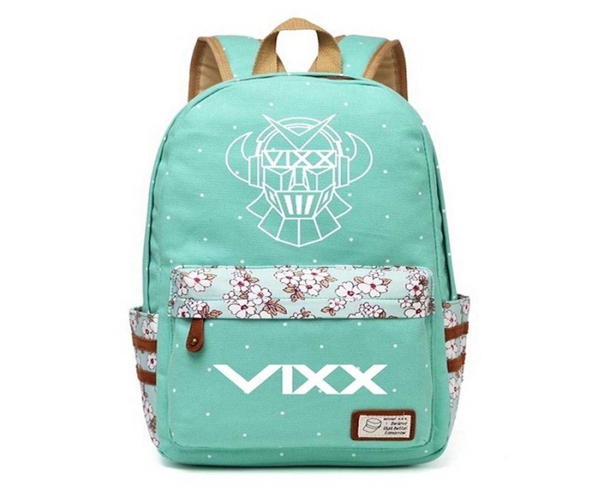 VIXX KPOP Backpack - Laptop & School Bag for College (Green) - Perfect for Daily Use & Travel