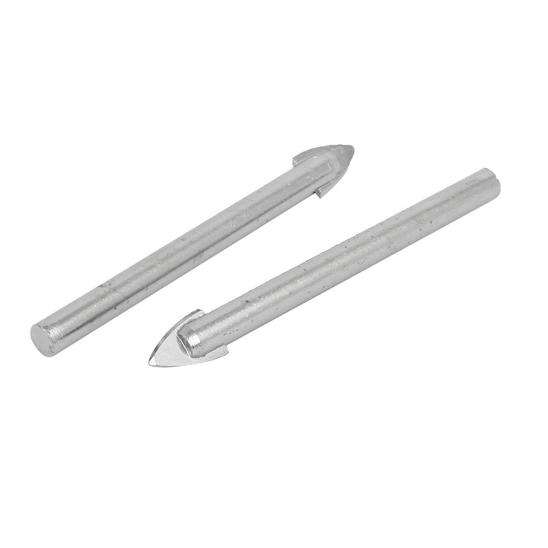 8mm Tip Drill Bits 71mm Length Straight Shank Triangle Head Tile Drill Bits Set of 10 - Perfect for Ceramic, Porcelain & Glass Tiles DIY Projects