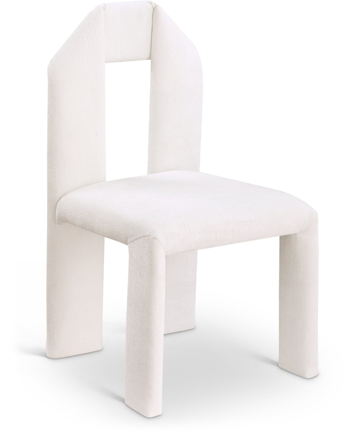 Luxury Bennett Chenille Fabric Dining Chair - Soft & Durable Upholstered Seat for Elegant Home Decor, Kitchen, Dining Room, and Office Use