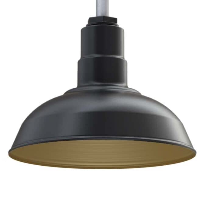 Matte Black With Brass Interior