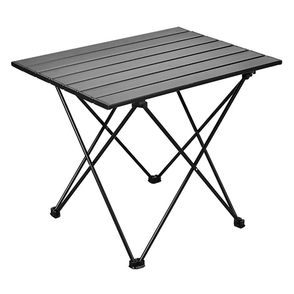 Portable Folding Picnic Table Set - Outdoor Camping, BBQ, Garden & Patio Furniture - 3 Sizes (56x41x41cm) - Durable Metal Frame - Black - Perfect for Backyard Parties, Beach Trips & Tailgating