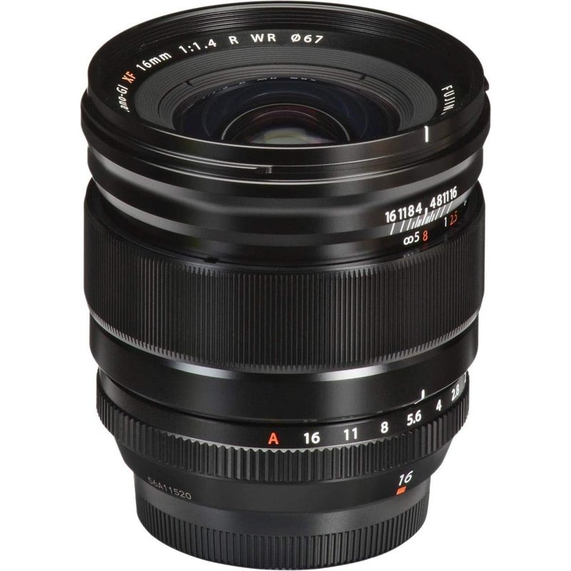 Fujifilm XF 16mm f/1.4 R WR Lens - Ultra Wide Angle Prime Lens for Fuji X-Mount Cameras | Weather Resistant | Perfect for Landscape, Street & Low Light Photography