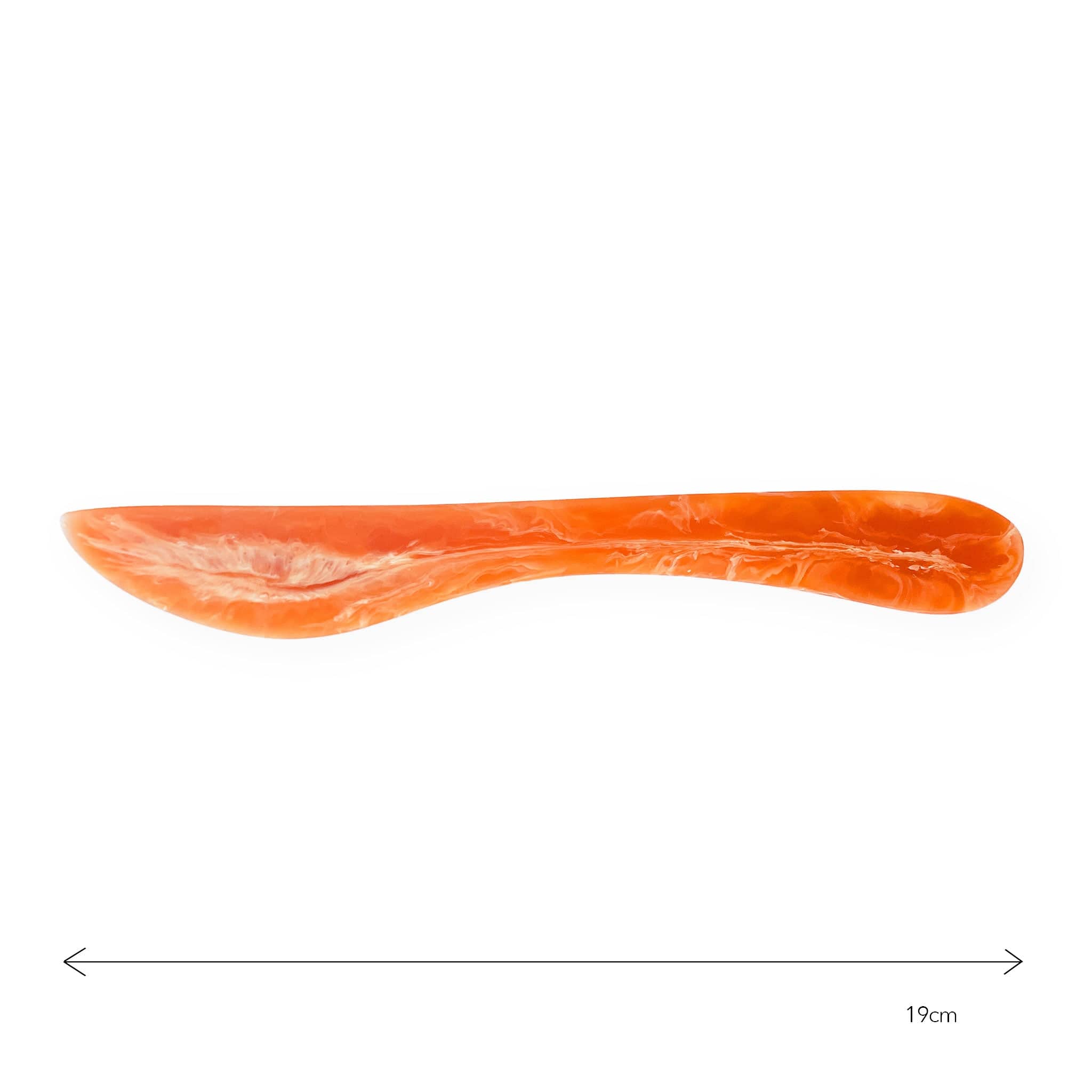 Handmade Resin Swirl Knife with Persimmon Wood Handle - Unique Kitchen Cutlery for Cooking, Camping & Gift Giving