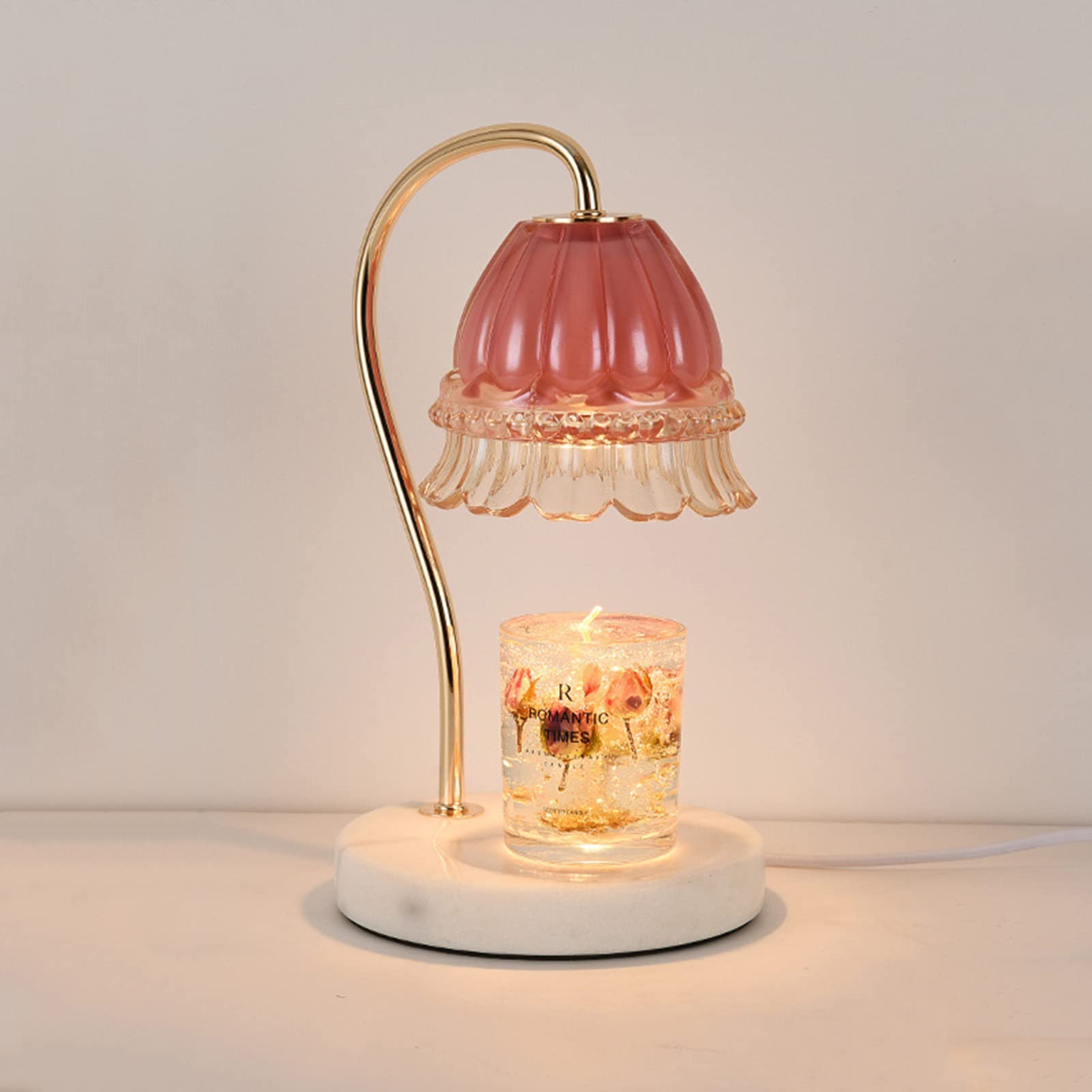 Electric Wax Melt Warmer Lamp - Adjustable Candle Burner with Metal Base for Home, Office & Bedroom - Perfect for Aromatherapy, Relaxation & Decorative Lighting
