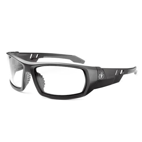 Clear Lens, Matte Black Frame