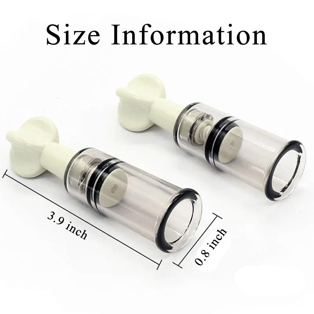 1 Pair Nipple Sucker Toys for Women & Couples - Adult Nipple Pump for Breast Stimulation & Pleasure - Sensual Nipple Massager for Lovers, BDSM & Intimate Play - Perfect for Foreplay & Spicing Up Your Sex Life
