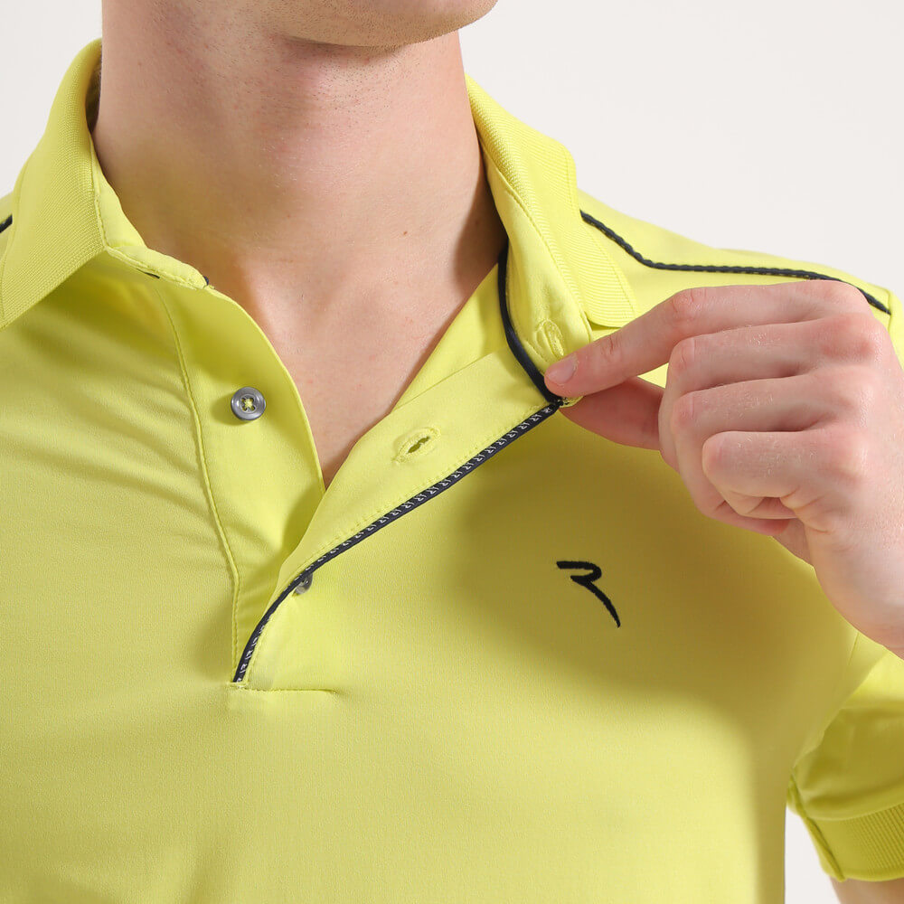 Audience Light HD Jersey Sunblock Polo Shirt - UPF 50+ UV Protection, Breathable & Quick-Dry for Men - Perfect for Golf, Tennis & Outdoor Activities