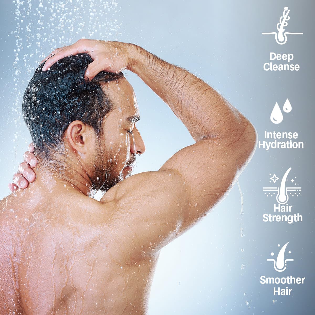 **Sulfate-Free Amino Acid Shampoo with Rosemary Extract & Jojoba Oil – Keratin & Protein Shampoo for Dry, Damaged Hair – Strengthening & Hydrating Formula – 16 fl oz – Ideal for Daily Use & Hair Repair**